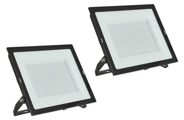 Kinkiet zewnętrzny LED Maikel PRIOS, czarny, aluminium, nowoczesny