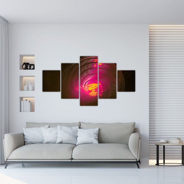 Obraz - abstrakcja spiralna (125x70 cm)