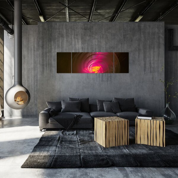 Obraz - abstrakcja spiralna (170x50 cm)