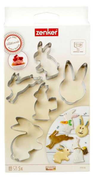 Zestaw 5 wielkanocnych foremek do wykrawania Zenker Easter