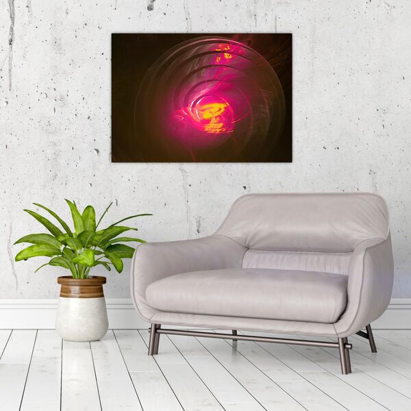 Obraz - abstrakcja spiralna (70x50 cm)
