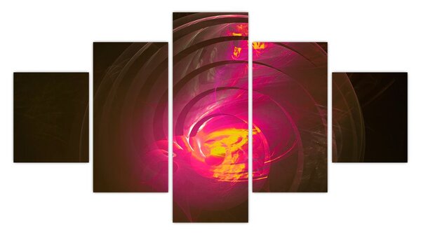 Obraz - abstrakcja spiralna (125x70 cm)
