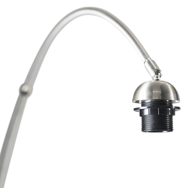 Lampa łukowa stalowa z zielonym mchu abażurem 50/50/25 - XXL