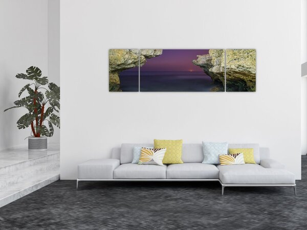 Obraz - klif morski (170x50 cm)