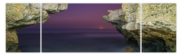 Obraz - klif morski (170x50 cm)