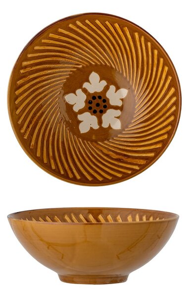 Brązowa kamionkowa miska 860 ml Heikki – Bloomingville