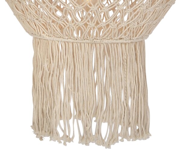 Abażur makramowy naturalny 90 cm