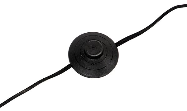 Skandynawska lampa podłogowa czarna 5-świateł - Facil Tube
