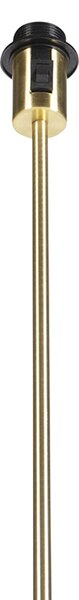 Lampa stojąca vintage regulowana złota - Parte