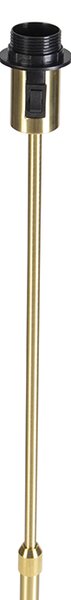 Lampa stojąca vintage regulowana złota - Parte