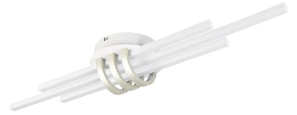 Biała lampa sufitowa LED 18x81 cm Cinto – Reality
