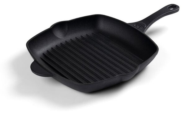 Żeliwna patelnia grillowa 28x28 cm – Holm