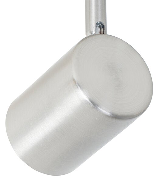 Nowoczesna lampa sufitowa stalowa 3-punktowa regulowana - Jeana
