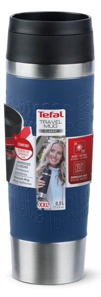 Ciemnoniebieski kubek podróżny 500 ml – Tefal