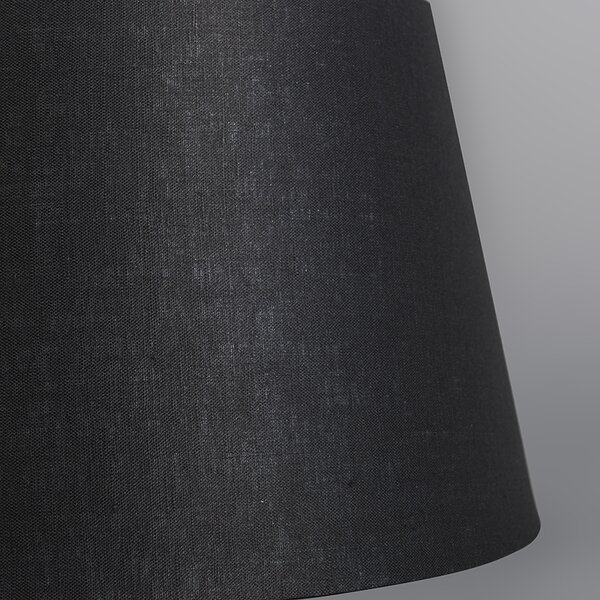 Lniany abażur czarny 35 cm