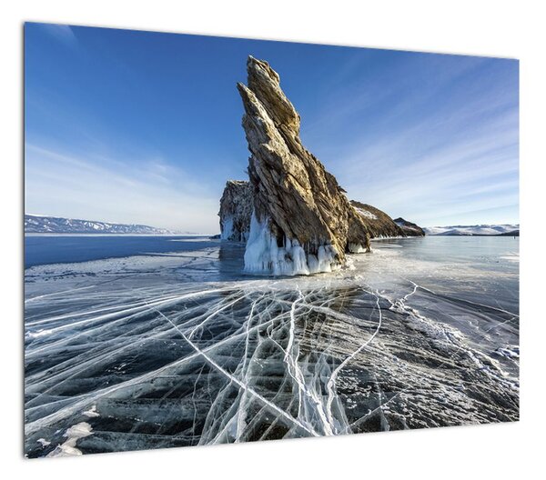 Obraz lodowej skały (70x50 cm)