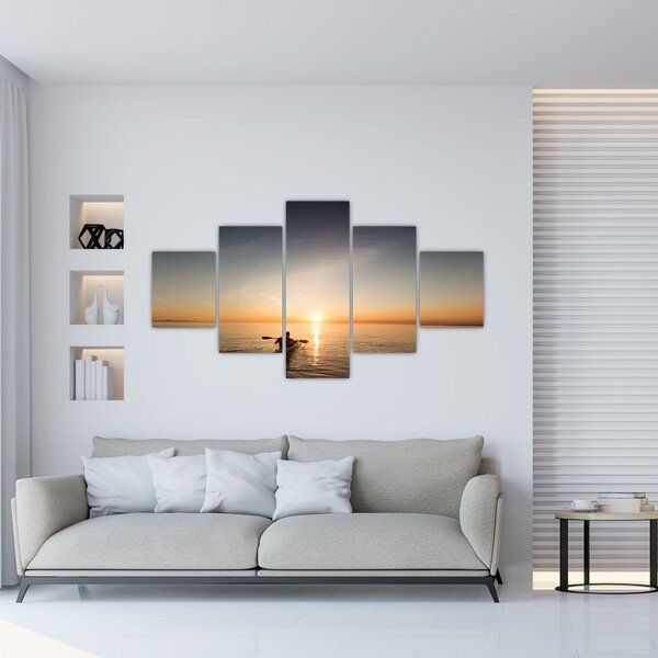 Obraz - kajak na morzu (125x70 cm)