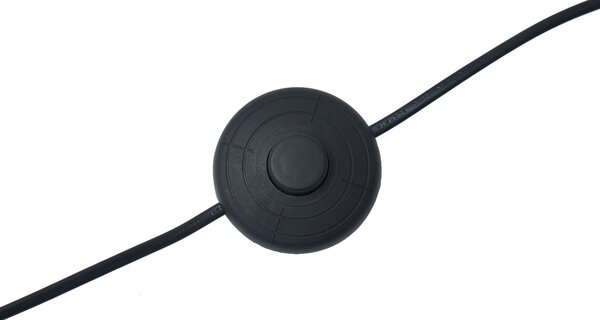 Drewniana lampa podłogowa z pomarańczowym kloszem i złotym wnętrzem 50 cm - Tripod Classic