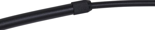 Nowoczesna lampa łukowa podłogowa czarna - XXL