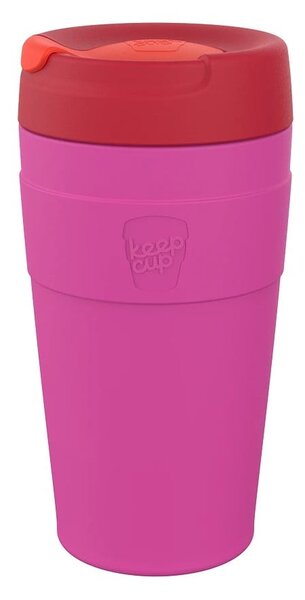Różowy kubek termiczny 454 ml Helix Thermal Afterglow L – KeepCup