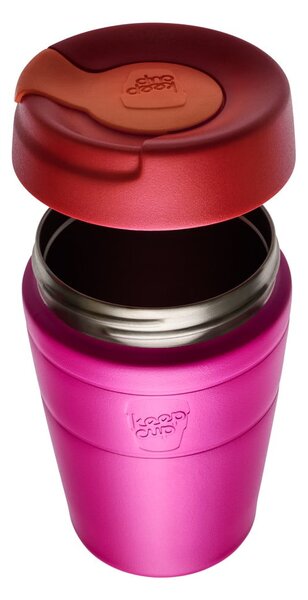 Różowy kubek termiczny 454 ml Helix Thermal Afterglow L – KeepCup