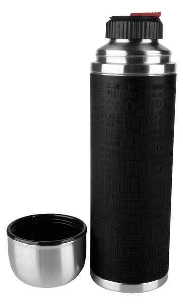 Czarny termos z kubkiem 1 l Senator – Tefal