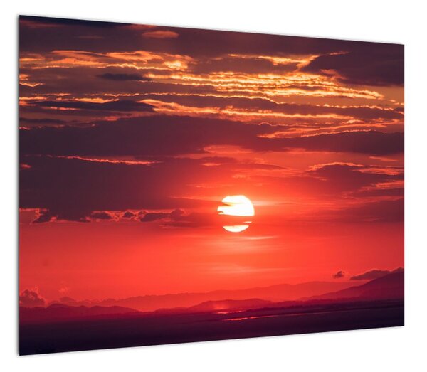 Obraz kolorowego słońca (70x50 cm)