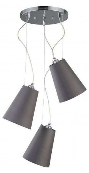 Szara lampa wisząca ø 46 cm Kasel – GTV