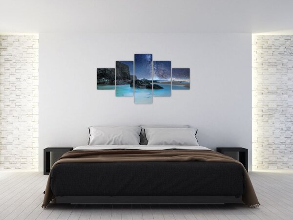 Obraz plaży (125x70 cm)