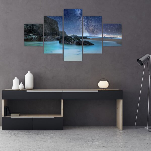 Obraz plaży (125x70 cm)