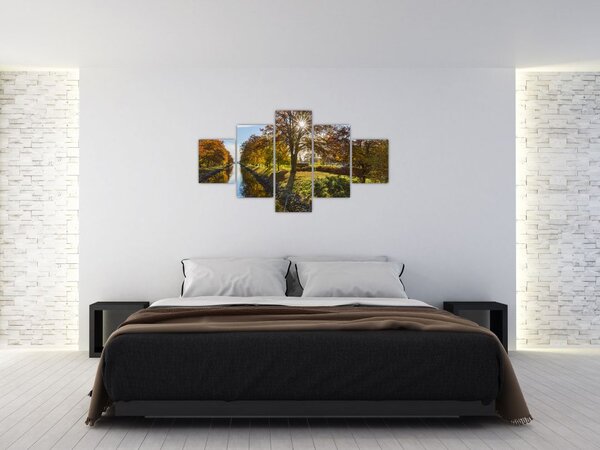 Obraz kanału wodnego (125x70 cm)
