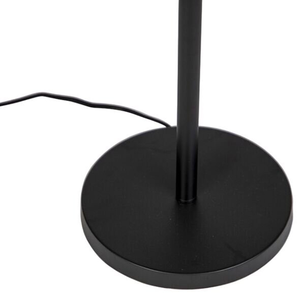 Lampa podłogowa z kloszem - wzór pawia czerwony 40 cm