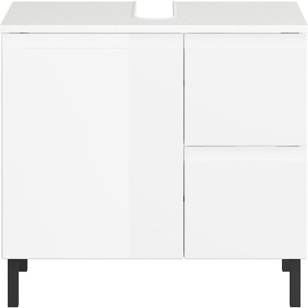 Biała szafka pod umywalkę 60x56 cm Salinas – Germania