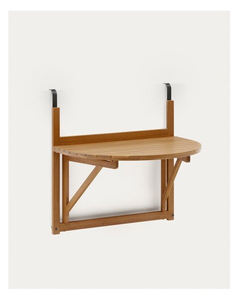 Wiszący stolik balkonowy z litego drewna akacjowego 50x70 cm Amarilis – Kave Home