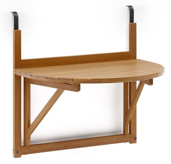 Wiszący stolik balkonowy z litego drewna akacjowego 50x70 cm Amarilis – Kave Home