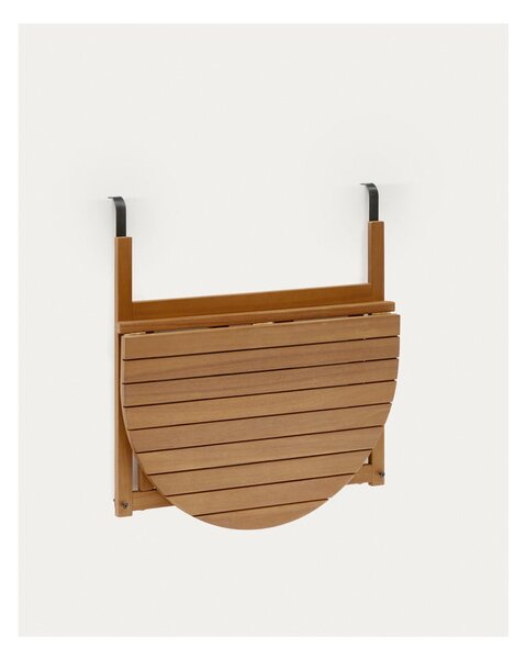 Wiszący stolik balkonowy z litego drewna akacjowego 50x70 cm Amarilis – Kave Home