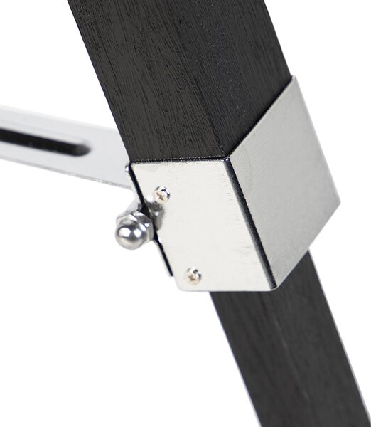 Lampa stojąca czarna bez klosza - Tripod