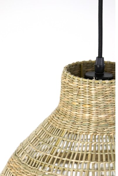 Lampa wisząca z kloszem z trawy morskiej ø 38 cm Sagar – Light & Living
