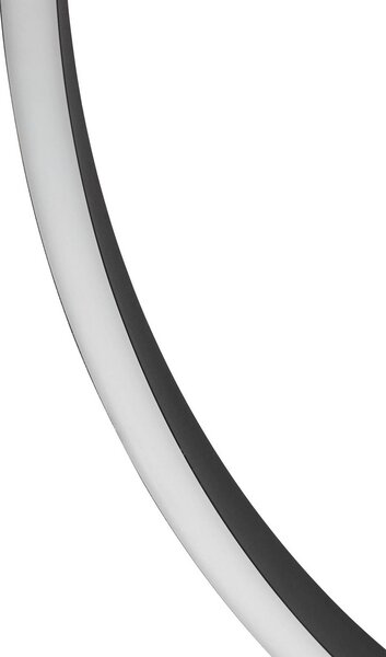 Inteligentna lampa sufitowa Moise Lucande, możliwość ściemniania, czarny, salon / jadalnia, aluminium, nowoczesny