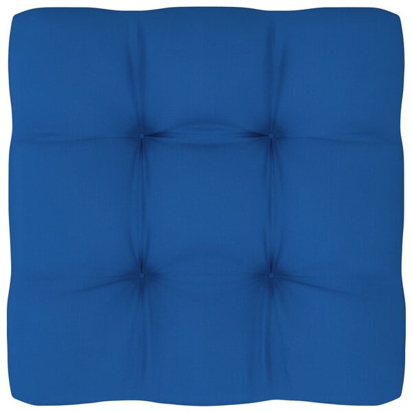 Poduszka na sofę z palet, niebieska, 50x50x10 cm