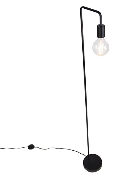 Nowoczesna lampa stojąca czarna - Facil