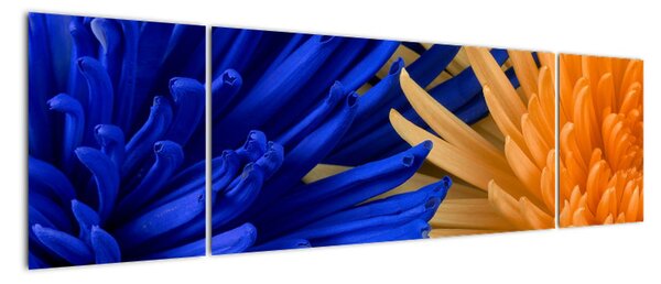 Szczegółowy obraz kwiatów (170x50 cm)