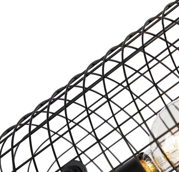 Lampa podłogowa industrialna statyw stal czarny - Bliss Vefa