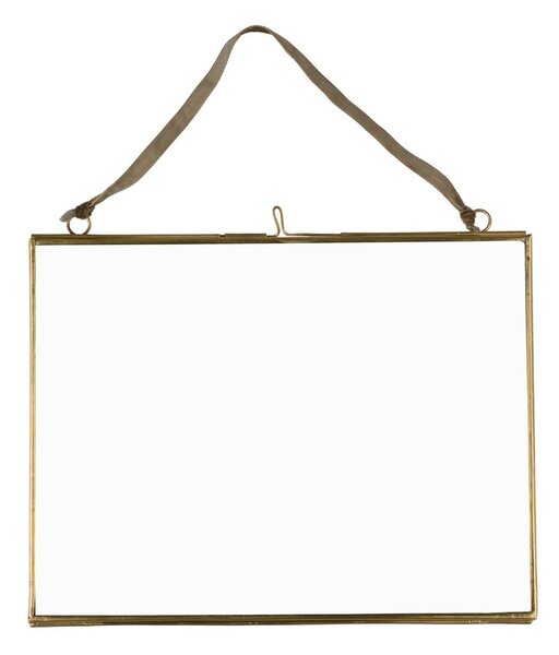 Metalowa ramka ścienna w kolorze złota 20x15 cm – Rex London