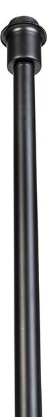 Nowoczesna lampa podłogowa czarna bez klosza 149 cm - Simplo