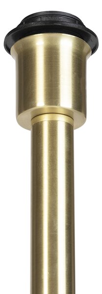 Klasyczna lampa stojąca mosiądz bez klosza - Simplo