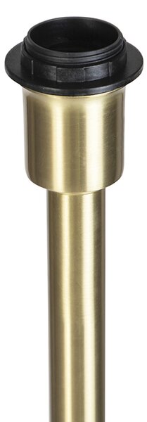Klasyczna lampa stojąca mosiądz bez klosza - Simplo