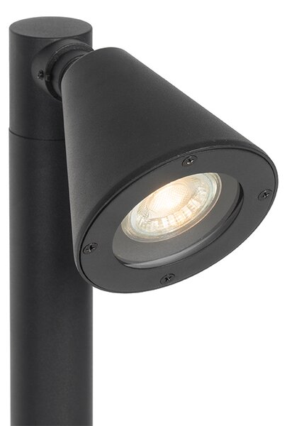 Nowoczesny klosz zewnętrzny czarny 60 cm IP44 regulowany - Ciara