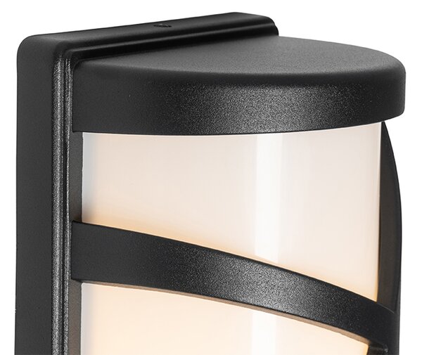 Nowoczesna lampa ścienna zewnętrzna czarna IP44 - Suzie