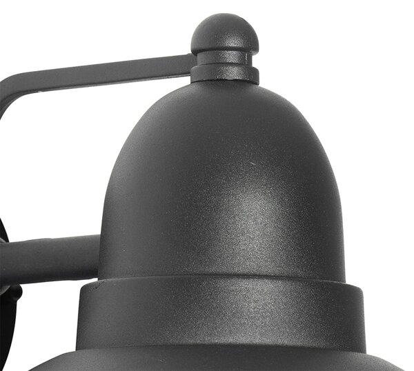 Nowoczesna lampa ścienna zewnętrzna czarna IP44 - Marcel